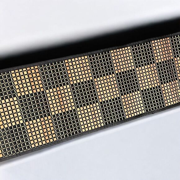 Bed Bath & Beyond Bamboo Table Runner in Black Checkers 13” X 90” - Picture 7 of 15